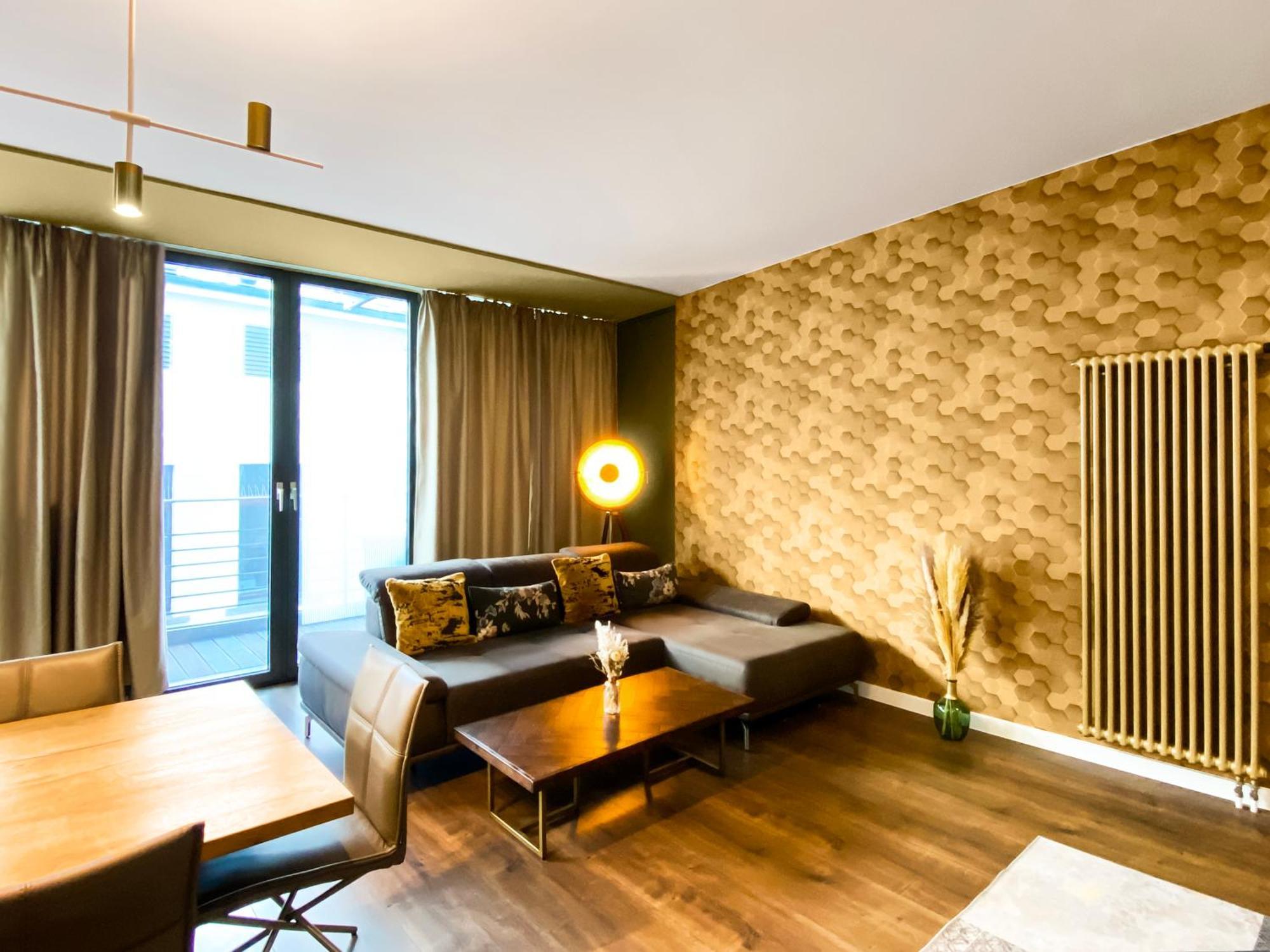 Exklusives Leipzig City Apartment Sunrise Exterior foto